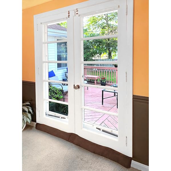 HOME DISTRICT FRENCH DOOR DRAFT STOPPER – WEIGHTED...