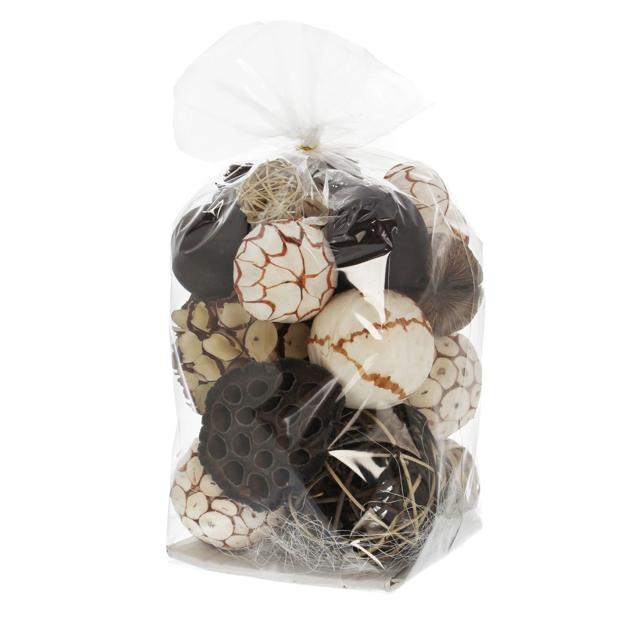 Frank Flechtwaren Decorative Set of 25 Natural Balls25 Balls,4 cm - 10 cm