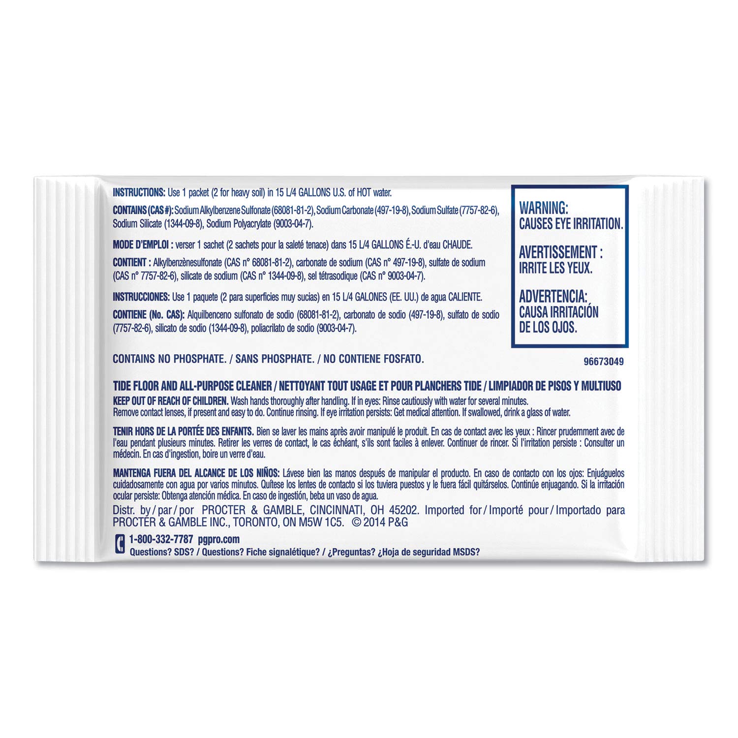 Tide Floor/Allpurpose Cleaner Janitorial Supply