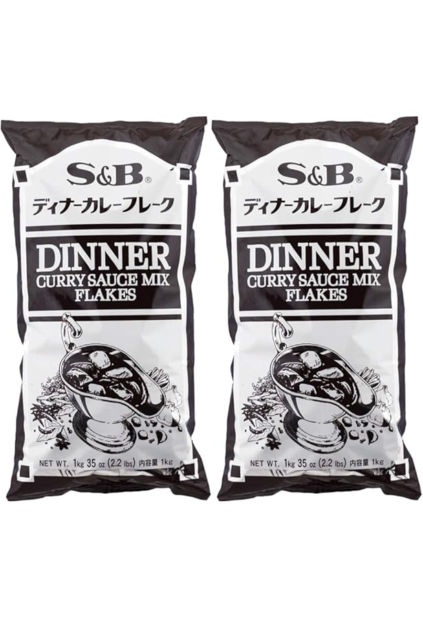 Amazon.com : S & B Golden Curry Sauce Mix, Flake, 2.2-Pound Units
