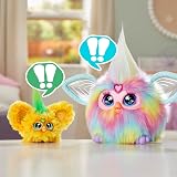 Furby Furblets Hoo-Lah Mini Electronic Plush Yellow Green Brand Furby view 9