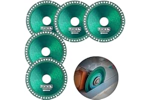INBOXXE 5Pcs Indestructible Discs for Grinder, Indestructible Disc 2.0 - Cut Everything in Seconds, Composite Multifunctional Cutting Saw Blade 4 Inch Ultra-Thin Saw Blade for Angle Grinder(5 Pcs)