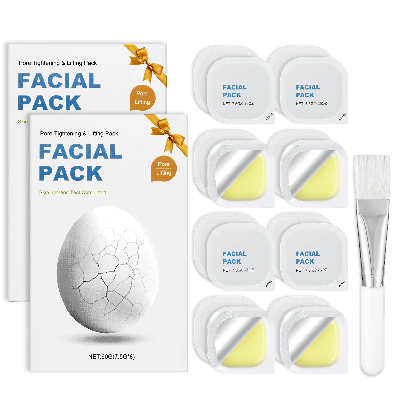 Photo 1 of ***MISSING PARTS*** MOOMARTO Zombie Facial Mask - 2 Pack 16Pcs New Zombie Mask Facial Skin Care, Hydrating Skincare Face Mask For Smooth Skin Repair, Pore Tightening, Moisturizing for Glow Skin