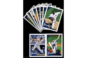 2010 Topps Baseball Cards Complete TEAM SET: New York Yankees (Series 1 & 2) 21 Cards Including Mickey Mantle, Derek Jeter, Alex Rodriguez, Babe Ruth/ Lou Gehrig, Hideki Matsui, Andy Pettitte, Mark Teixeira, CC Sabathia & More!