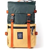 Topo Designs Rover Pack Classic Backpack, 1000D Nylon (Forest/Golden Rod) | Daily Daypack for Commutes, Travel, Hikes, Iconic Denver Design, About 20L Capacity, Laptop Sleeve, Compression Straps