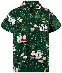 Funky Hawaiian Shirt, Shortsleeve, X-Mas, Christmas
