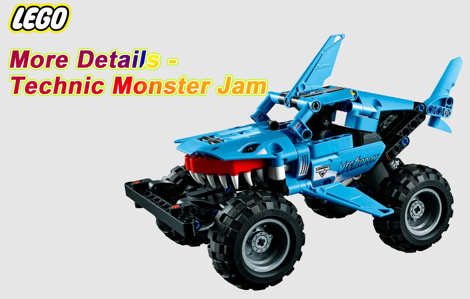 LEGO Technic 42134 Monster Jam Megalodon 7+ (260 Pieces)