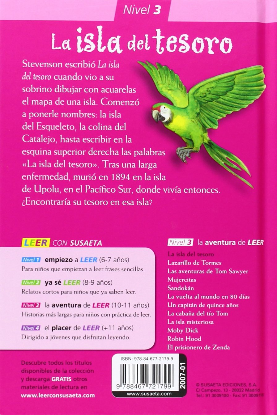 La Isla Del Tesoro Leer Con Susaeta Nivel 3 Spanish Edition Susaeta Publishing 9788467721799 Amazon Com Books
