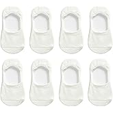 VWU Toddler Socks No Show Kids Baby Thin Cotton Socks Anti Slip Color Assorted 1-8T