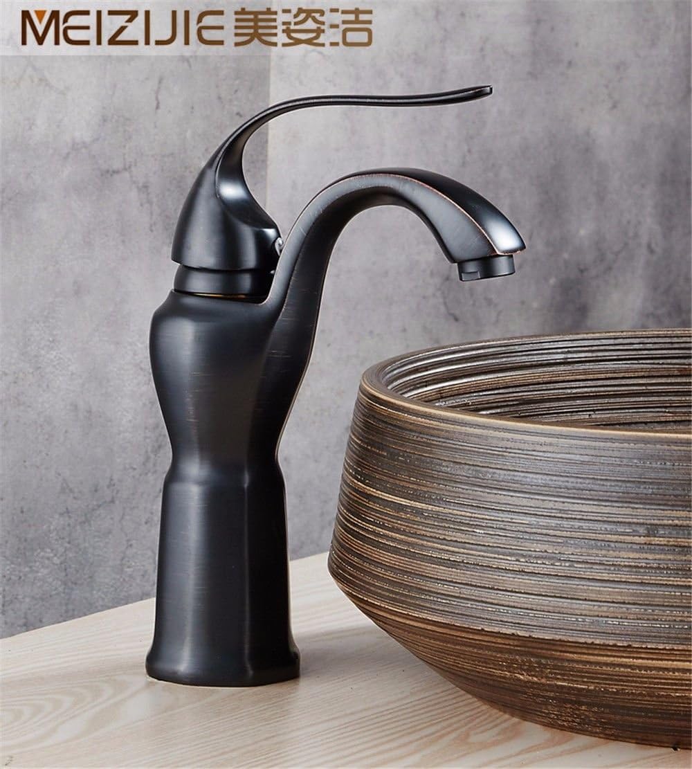 Gyps Faucet Basin Mixer Tap Waterfall Faucet Antique Bathroom Mixer Bar Mixer Shower Set Tap antique bathroom faucet The copper basin art basin of cold water taps on the antique table basin retro crea