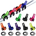 21 Pieces Fishing Rod Hook Holder Fishing Lure Bait Keeper with 3 Size Elastic Rubber Rings for Tackle Worm Saltwater