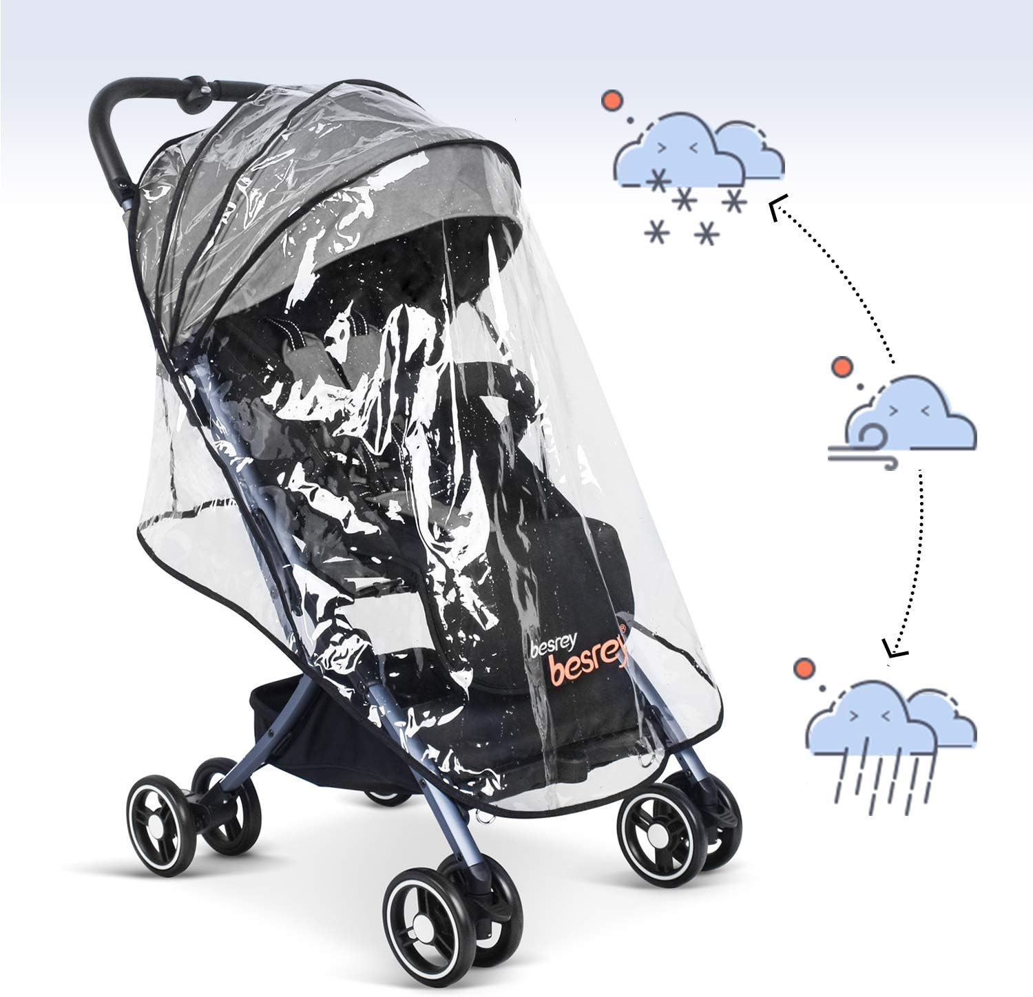 besrey airplane stroller