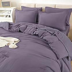 Litanika King Size Comforter Set Grey Purple - 7