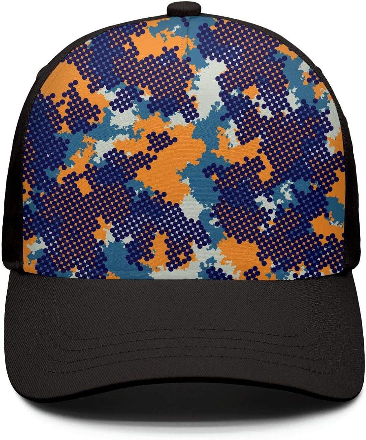 Unisex Fashion Camo Colorful Camouflage Cap Custom Hat at Amazon Men’s