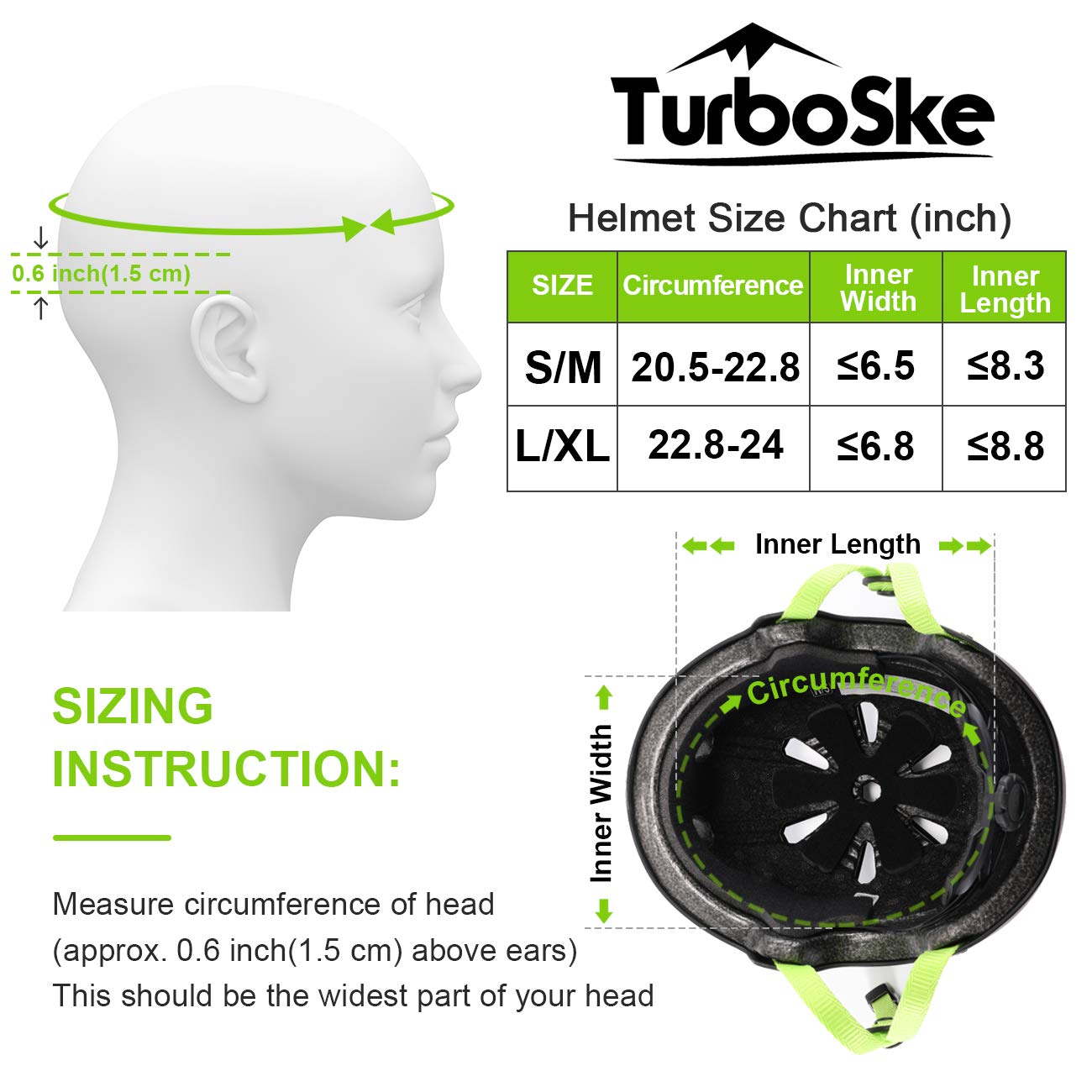 Skateboard Helmet, BMX Helmet, Multi-Sport Helmet, Bike Helmet for Kids, Youth, Men, Women