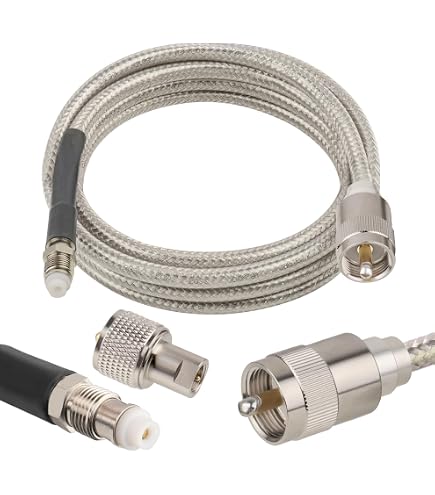 Pro Trucker PTRG59-21 21 ft per side RG59 Dual CB Antenna Co-Phase Coaxial Cable Pro Trucker PTRG59-21 21 ft per side RG59 Dual CB Antenna Co-Phase Coaxial Cable