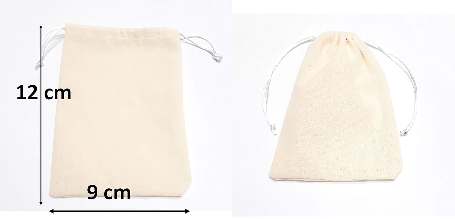 50 bolsa de manta 9x12cm costalito: Amazon.com.mx: Handmade