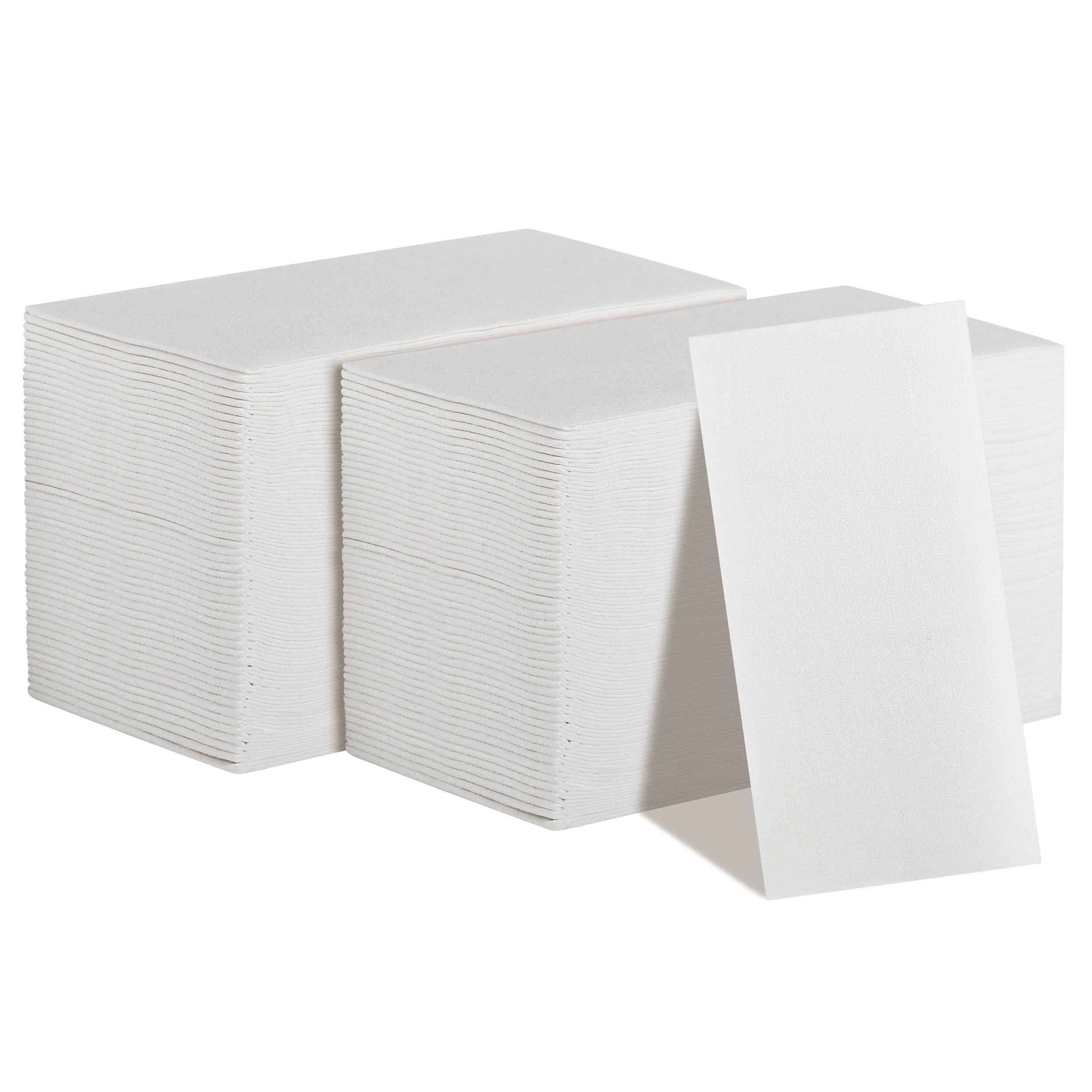 MORGIANA 100 PCS Linen Feel Napkins Disposable 43 * 30cm Serviettes White Cloth-Like Guest Towel Eco Airlaid Thick Luxury Napkins for Wedding Party Birthday Dinner Christmas Bathroom — image 1