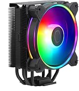 Cooler Master Hyper 212 Halo CPU Cooler Jet Black Aluminium Finish ARGB MF120 view 2