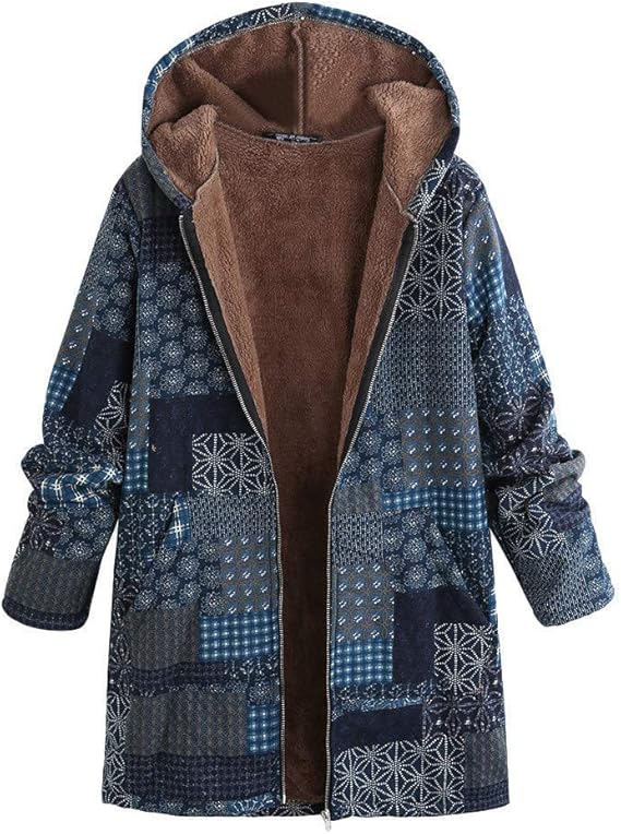 BOLAWOO-77 Hooded Jacket Women Pullover Hoodie Coats Oversize Winter