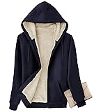 GEEK LIGHTING Hoodies for Women Sherpa Lined Winter