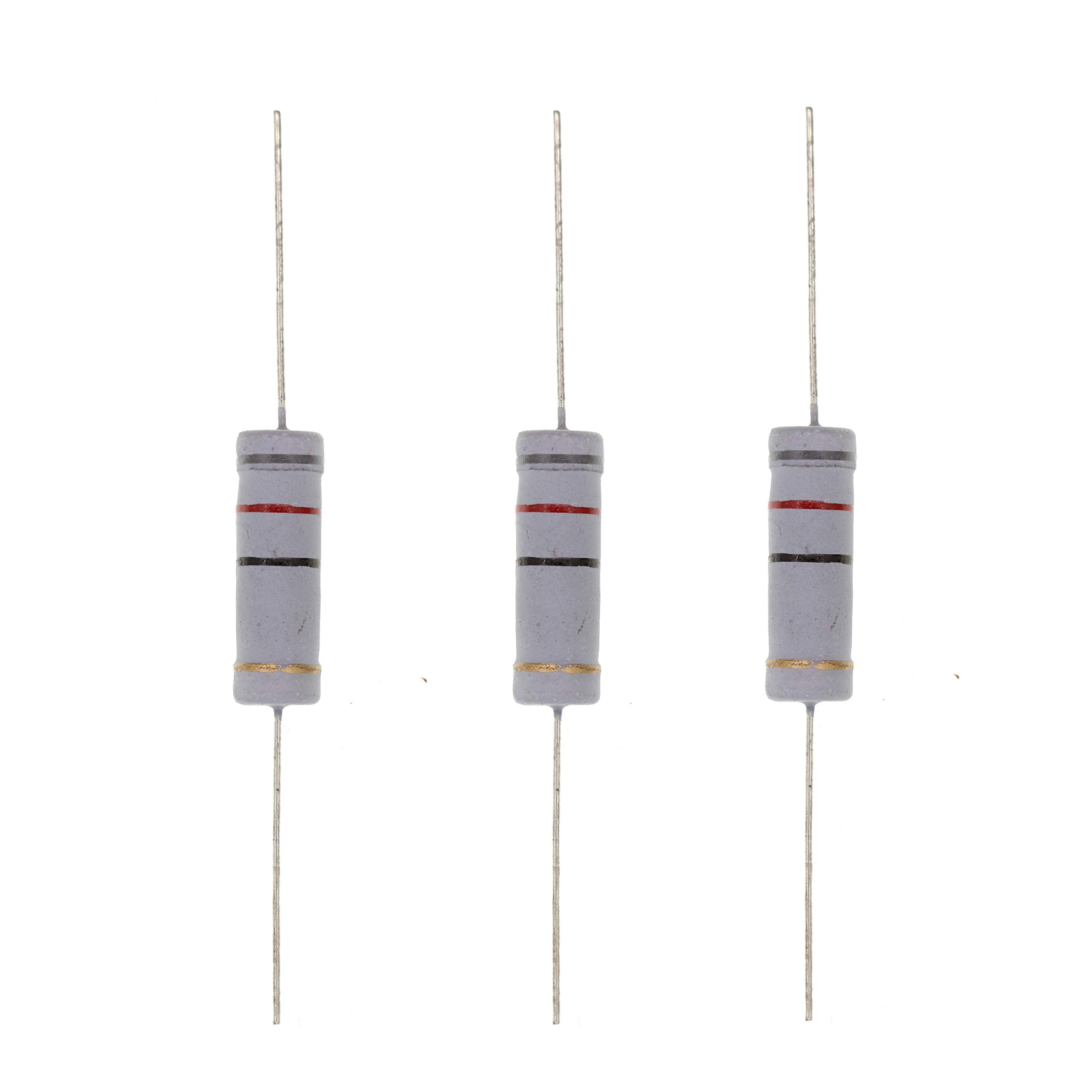 HUABAN 10PCS 5W 5 Watts 82R 82 Ohm 5% Metal Oxide Film Resistor