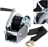 Trintion Heavy Duty 1000lbs Geared Hand Winch 6m Cable 550kg Marine Trailer Boat view 9