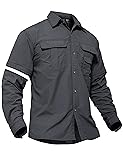 TACVASEN Men's Long Sleeve Tactical Shirts with