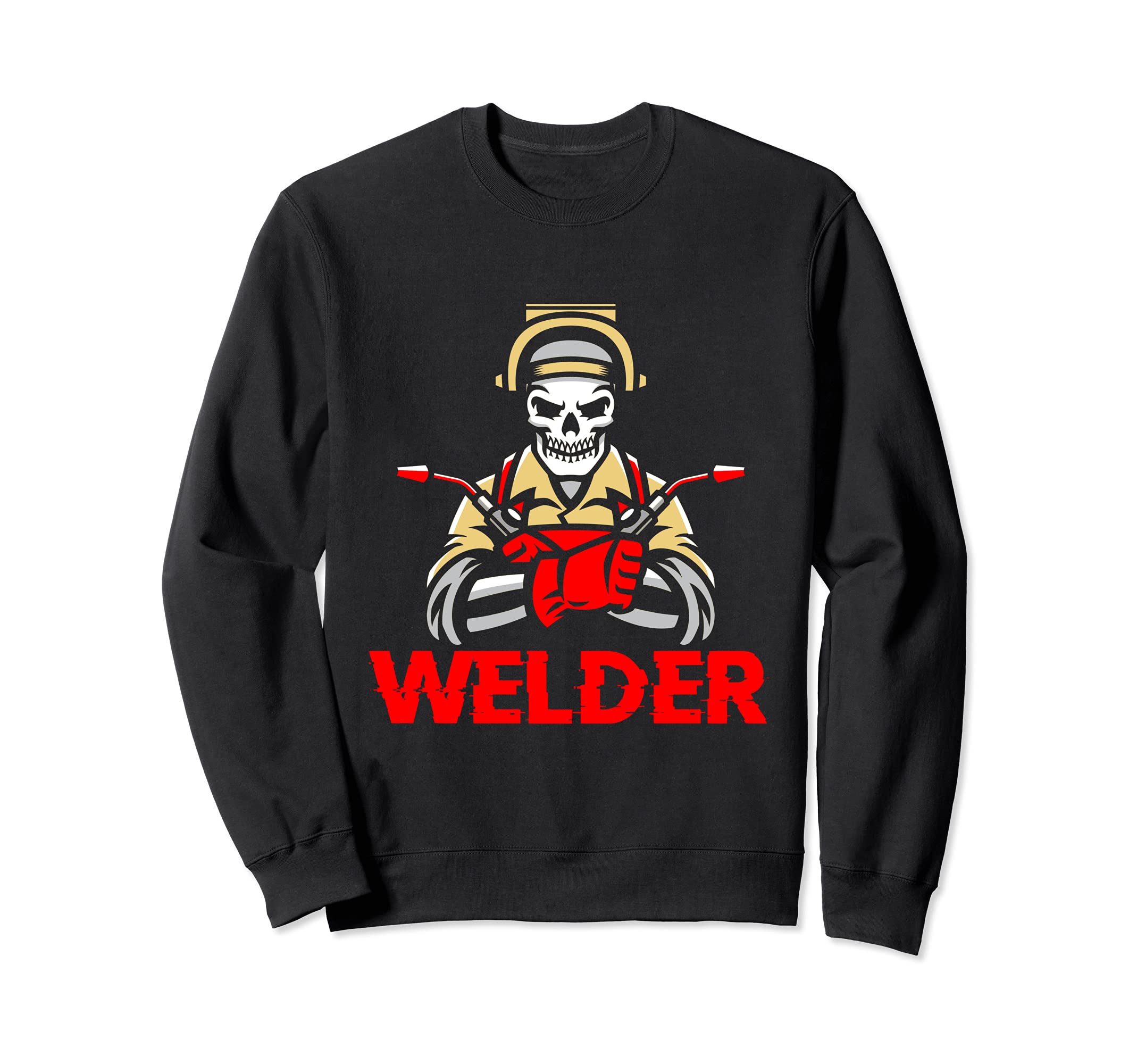 Skull Welder Engineer Engineering Welding Fabrication Sweatshirt