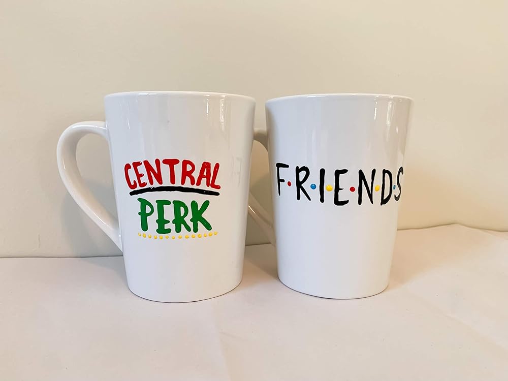 Friends Central Perk Coffee Mug Set Handmade