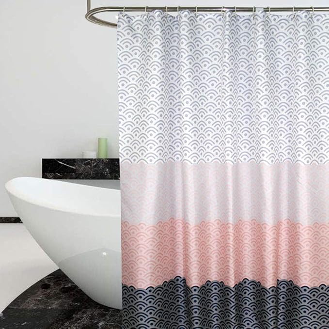 mefound Shower Curtain Waterproof Mould Proof & Mildew Resistant Wifi