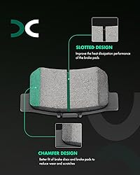 SCITOO D537 Rear Ceramic Brake Pads Sets Fit For
