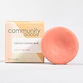 Community Goods Solid Conditioner Bar Conditioner Bar for All Hair Types | Strengthens, Nourishes, Moisturizes | Vegan, Cruelty-Free, Plastic-Free, Eco-Friendly | Citrus Squeeze, 1.3 oz, 35 grams
