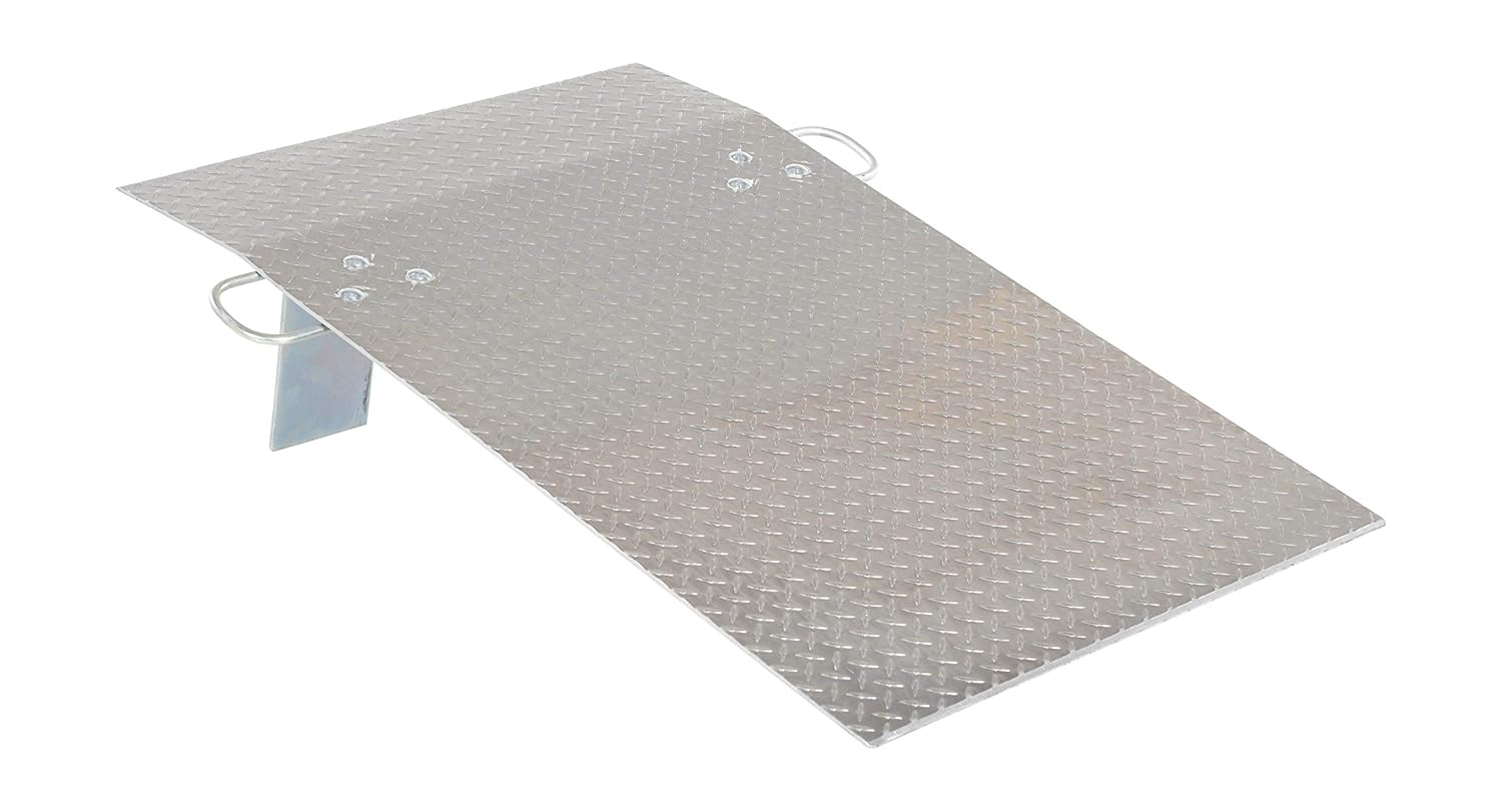 Vestil A 3048 Hand Truck Dock Plate Aluminum 500 Lb Capacity 48 Length 30 Usable Width 1 4 Thick Loading Dock Plates Amazon Com Industrial Scientific