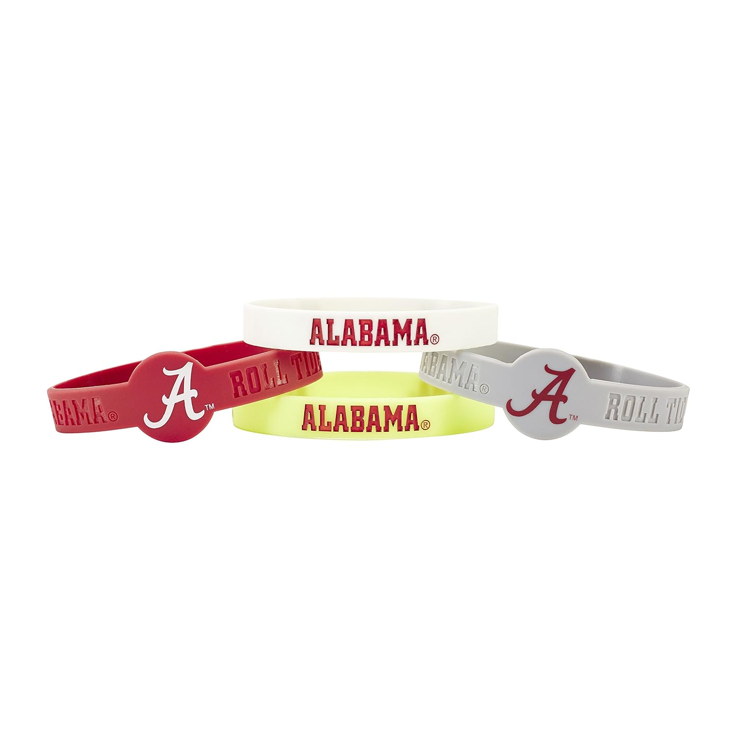 NCAA Silicone Bracelets 4 Pack