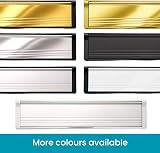 Keypak 12in Sleeved Door Letter Box Anti-Snap Flap Draught Excluder White view 8