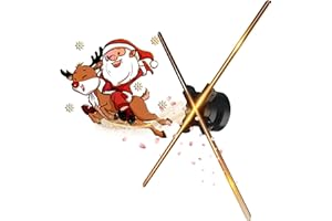 3DHologram Fan,22"3dHologram Fan with Remote/Bluetooth/WIFI/700 Video Library,Holographic Fan with HD LED 2000*1444PX Resolution Picture Fan Spinner Small for Shop/Christmas/Halloween Missyou