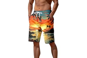 Shorts for Men Men's Swim Trunks Quick Dry Beach Shorts with Mesh Lining Bathing Suit Shorts Men Swimming Shorts