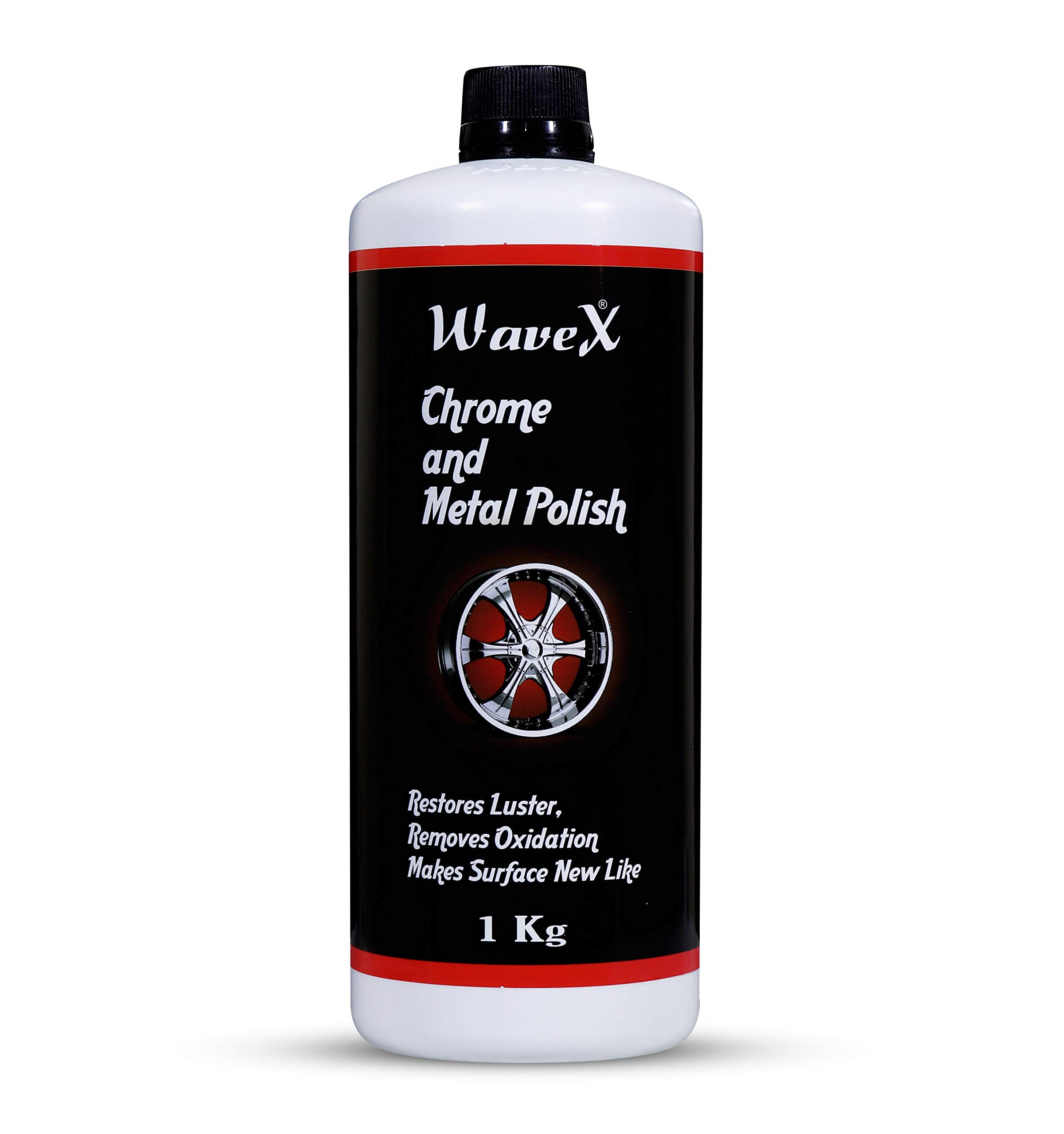 Wavex® Chrome and Metal Polish 1 Kg for Chrome, Copper, Brass, Bronze, Gold, Nickel and