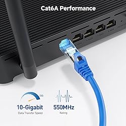 Cable Matters 10Gbps 5-Pack Snagless Short Shielded