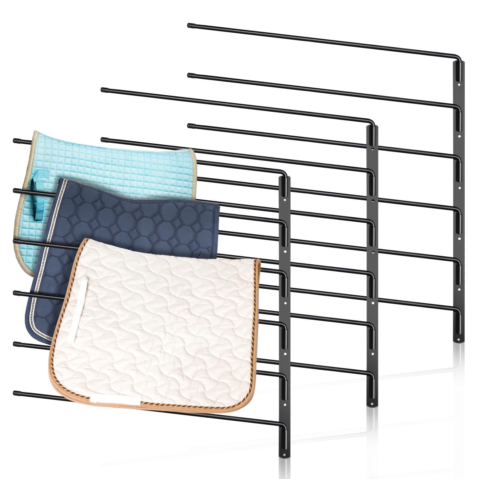 Swinging Horse Rug Rack Maxcheck 2 Set Saddle Blanket Rack Saddle Pad Rack Saddle Racks 180 ...