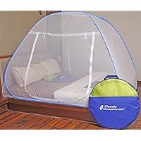 Classic Mosquito Net Foldable Flexible for Double Bed|King Size|Queen Size