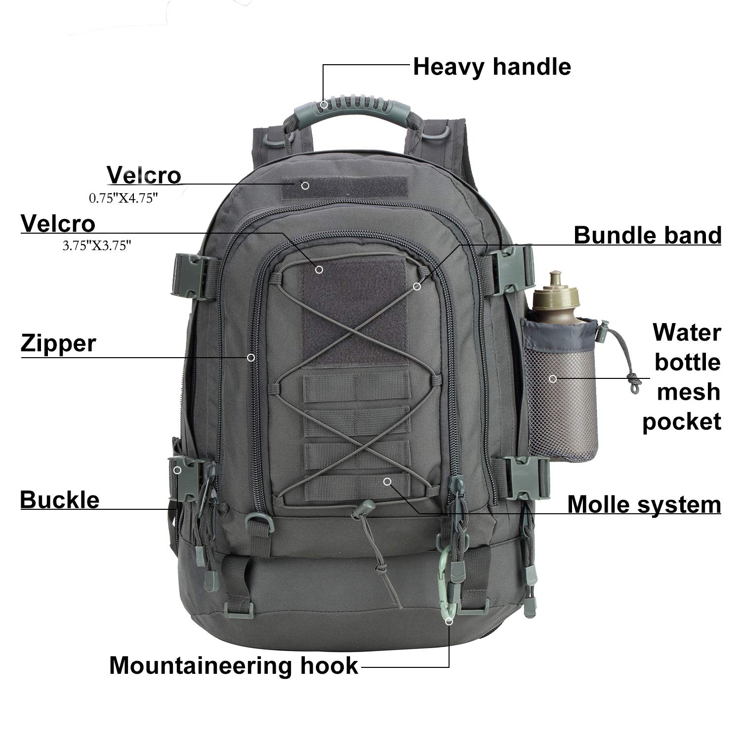 wolfwarriorx military tactical assault backpack