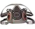 3M Half Facepiece Reusable Respirator 6200, Gases, Vapors, Dust, Paint, Cleaning, Grinding, Sawing, Sanding, Welding, Medium