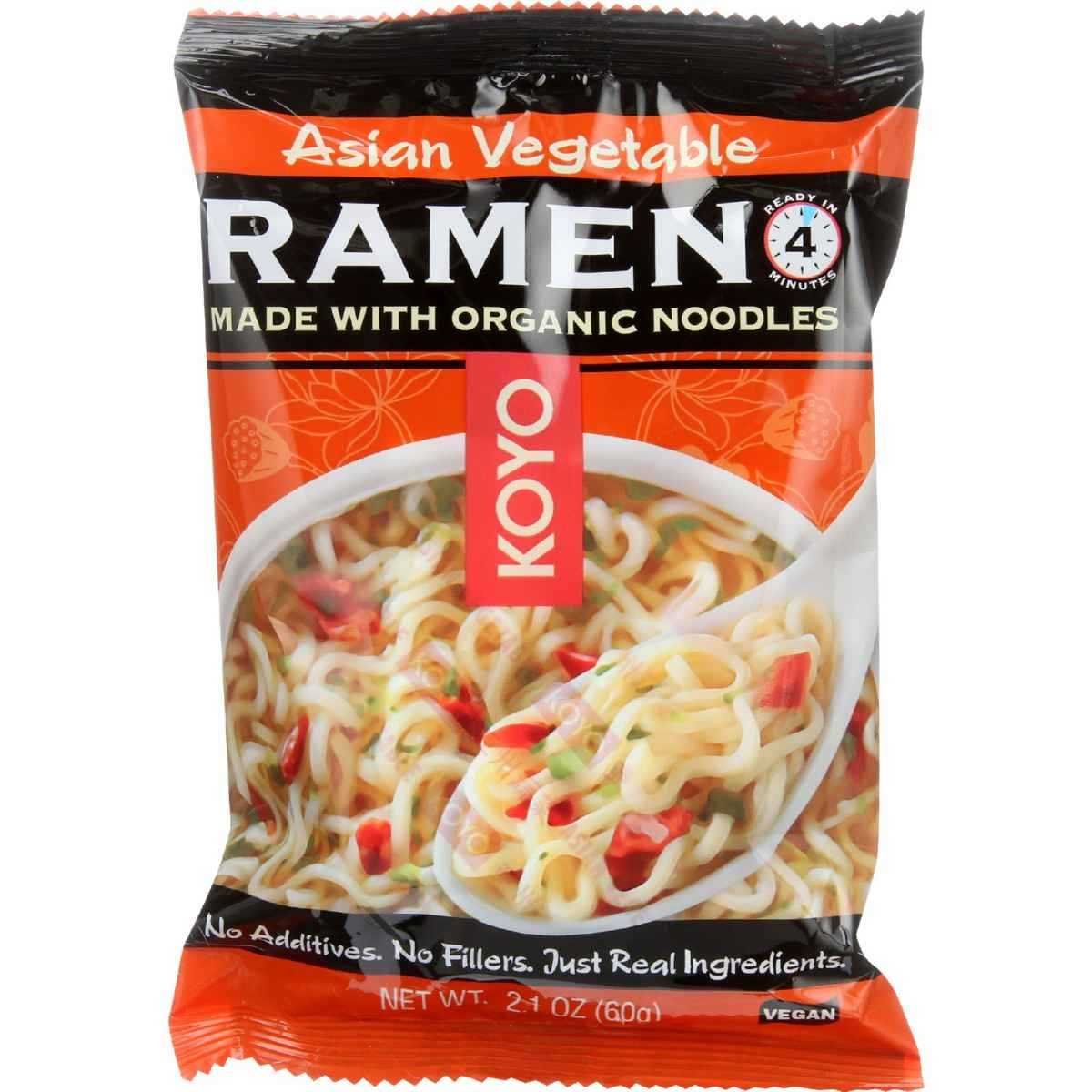 Koyo Tofu and Miso Ramen, 2Ounce Packages (Pack of 12
