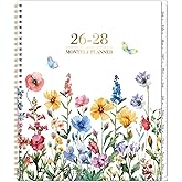 2026-2028 Monthly Planner/Calendar - 2 Year Monthly Planner 2026-2028, Jul. 2026 - Jun. 2028, 9" × 11" Calendar Planner 24 Months with Tabs, Twin-Wire Binding, Double-Side Pocket, Holiday & Note Pages