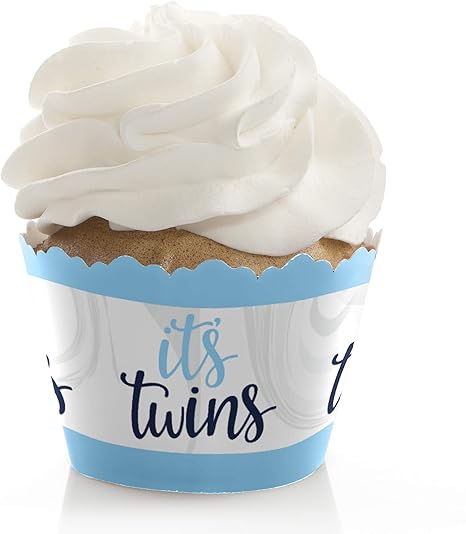 Amazon Com It S Twin Boys Blue Twins Baby Shower Decorations