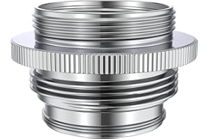 MINGOR-STYLE Multi-Thread Garden Hose Adapter, Kitchen Sink Faucet Adapter to Garden Hose, Brass Aerator Adapter for Male to Male and Female to Male, Chrome Plated