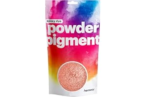 Hemway Epoxy Dye Pigment Powder Color Luxury Ultra-Sparkle Dye Metallic Pigments for Epoxy, Resin, Polyurethane Paint, Jewellery and Table Tops - 50g / 1.75oz - Metallic Sparkle Burnt Orange