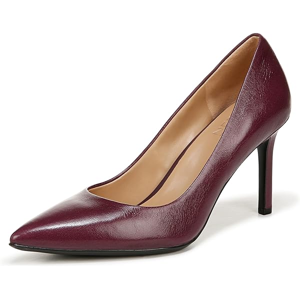 Amazon.com | Naturalizer Womens Anna Pump Black Leather 5 M | Pumps